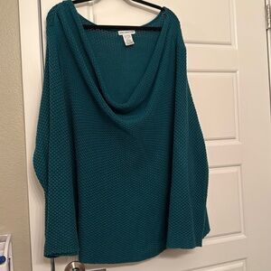 Jessica London Teal Sweater